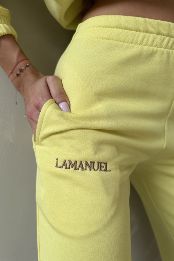 Limonkowy komplet La Manuel Simple 3