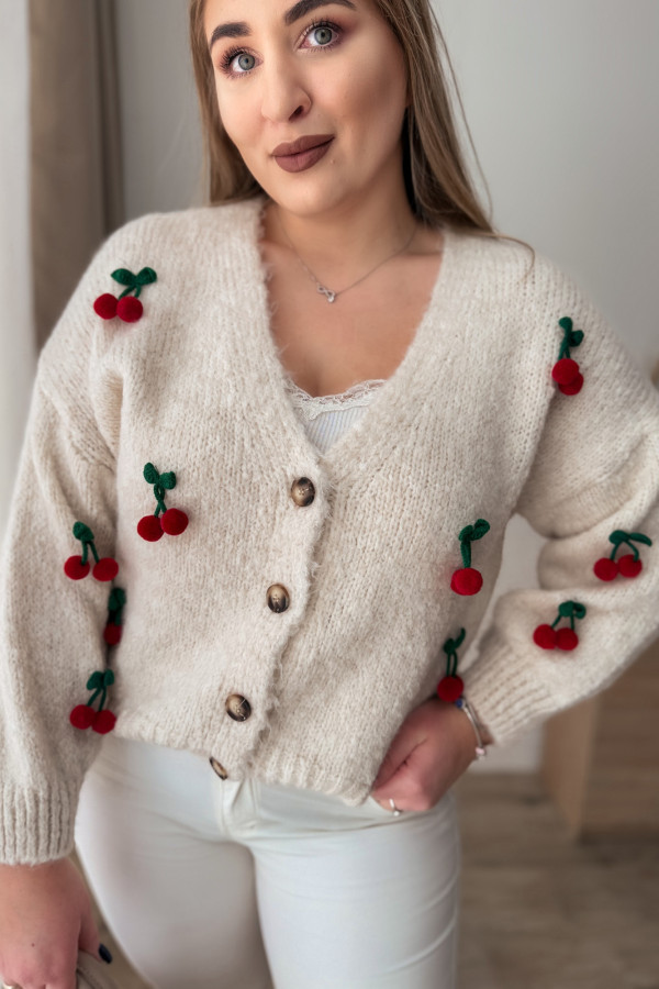 Sweter w wisienki 3D Cherries 8