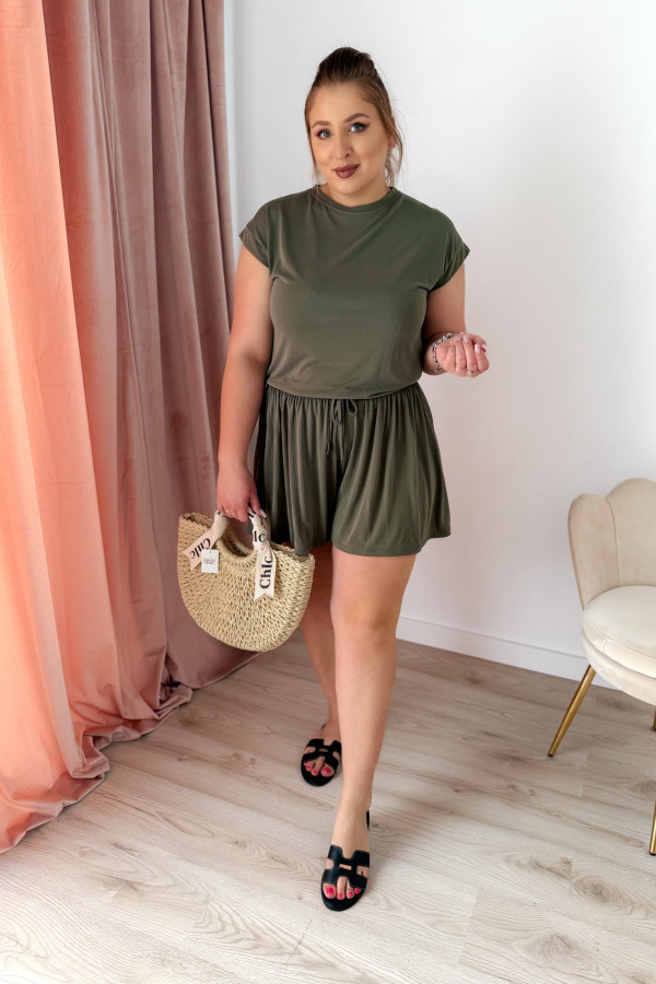 Komplet koszulka+spodenki Stormi - khaki