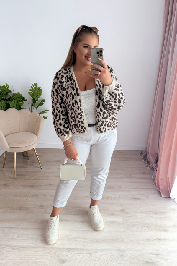 Spodnie mom-fit Maya - białe 6