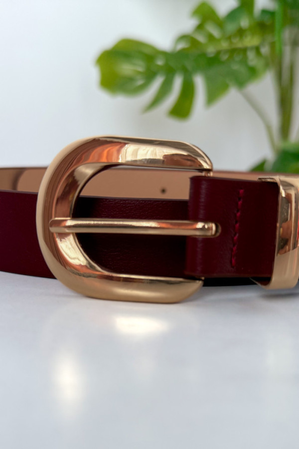 Pasek regulowany Briony - bordo