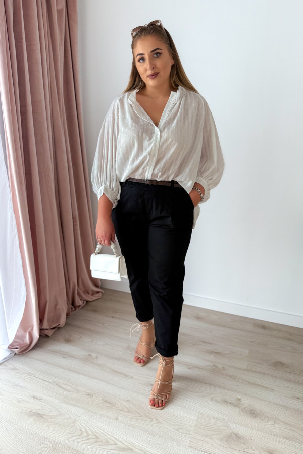 Spodnie mom-fit Maya - czarne