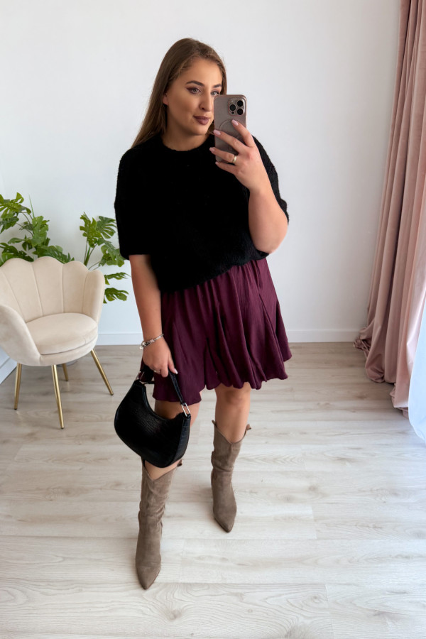Sweter oversize Seline - czarny 5