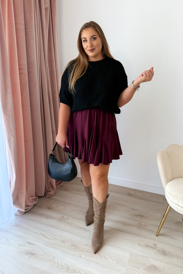 Sweter oversize Seline - czarny 6