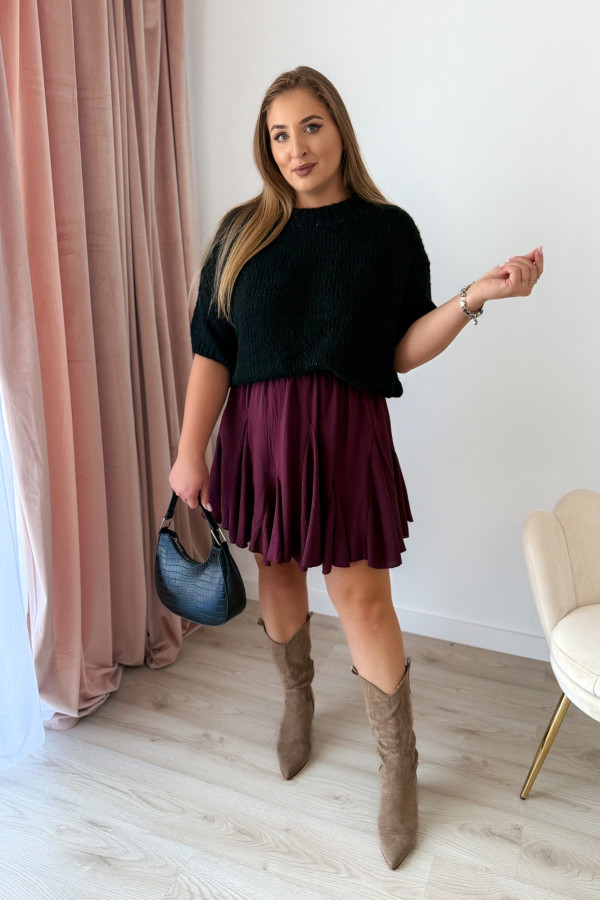 Sweter oversize Seline - czarny 9