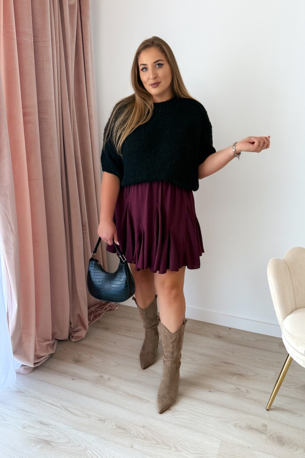 Sweter oversize Seline - czarny 10
