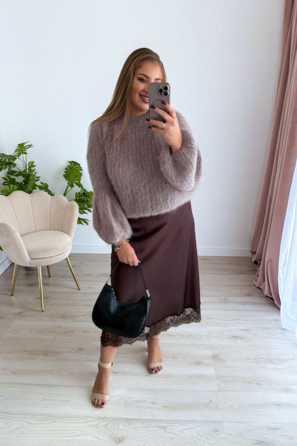 Sweter 81% kid moher Willow - fango 10