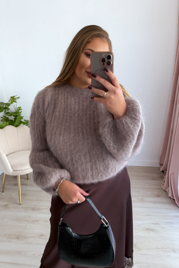 Sweter 81% kid moher Willow - fango 16