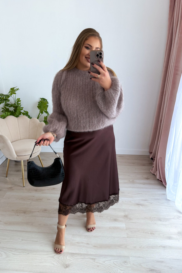 Sweter 81% kid moher Willow - fango 14