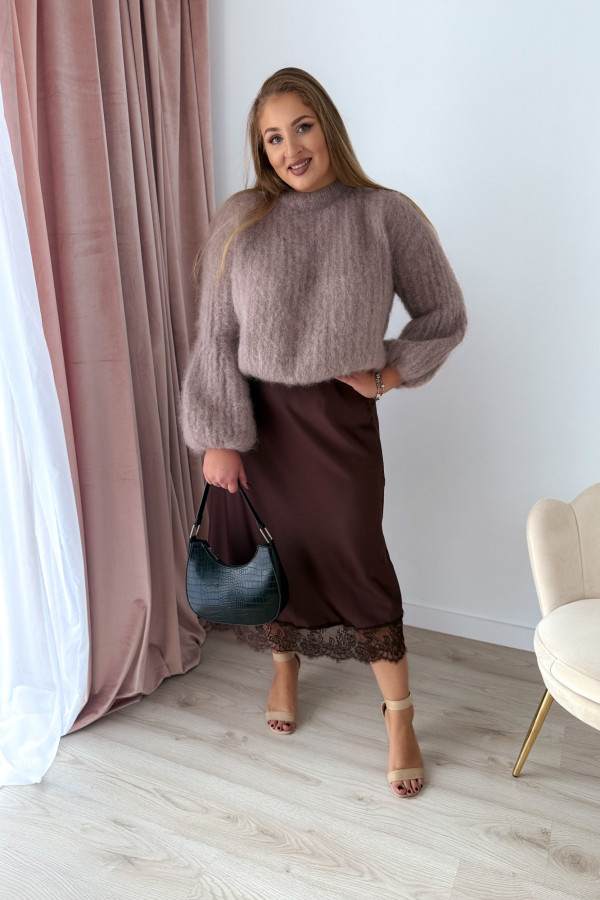 Sweter 81% kid moher Willow - fango 12