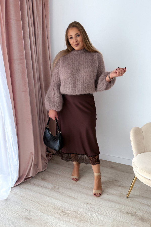 Sweter 81% kid moher Willow - fango